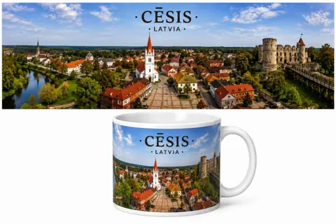 Keramikas krūze “Cēsis”
