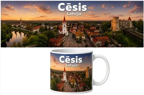 Keramikas krūze “Cēsis”