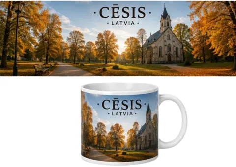 Keramikas krūze “Cēsis”