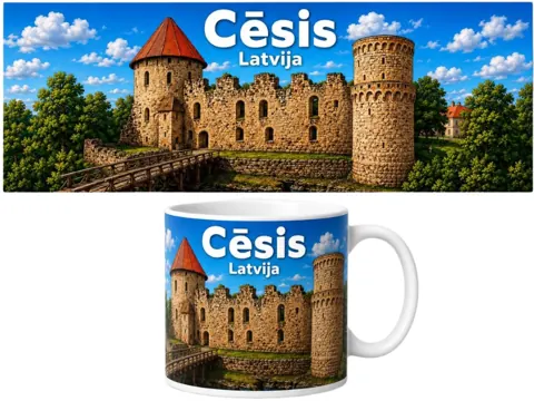 Keramikas krūze “Cēsis”