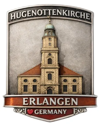 Divslāņu koka magnēts “Erlangene”