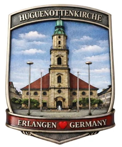 Divslāņu koka magnēts “Erlangene”