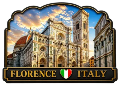 Divslāņu koka magnēts “Florence”