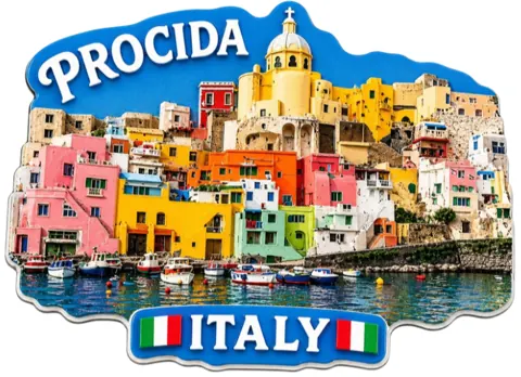 Divslāņu koka magnēts “Procida”