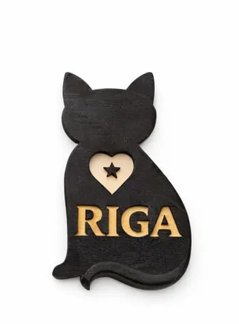 Divslāņu koka magnēts “Rīga”