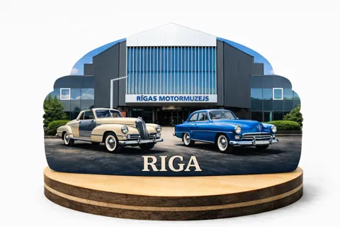 Koka suvenīrs uz statīva “Rīga”