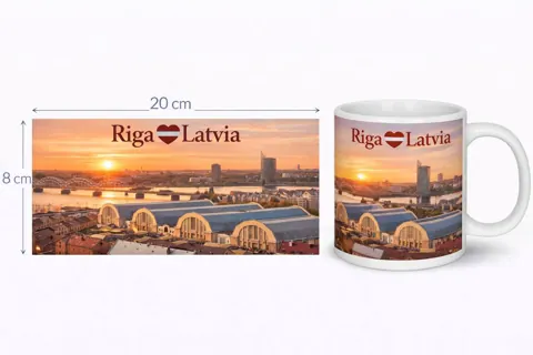 Keramikas krūze “Rīga”