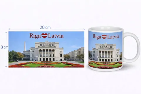 Keramikas krūze “Rīga”