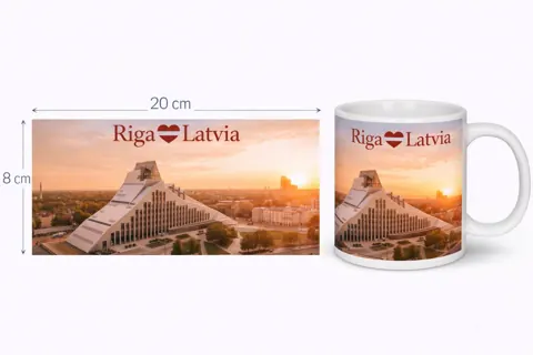 Keramikas krūze “Rīga”