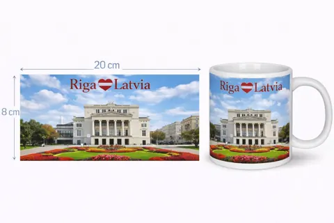Keramikas krūze “Rīga”