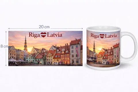 Keramikas krūze “Rīga”