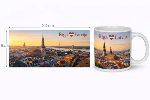 Keramikas krūze “Rīga”