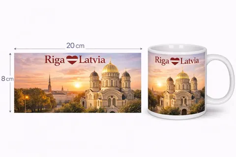 Keramikas krūze “Rīga”