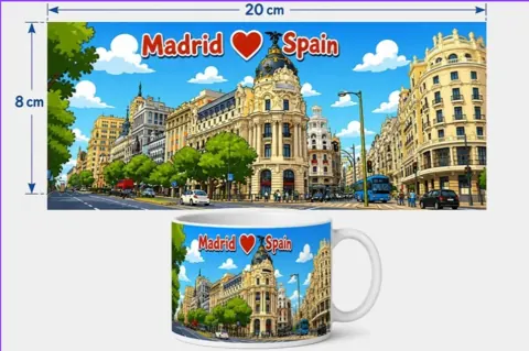 Keramikas krūze “Madride”